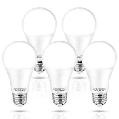 Afbeelding van Aigostar LED lamp A5 A60 12W E27 Fitting Daglicht 6500K 1170 lumen Set van 5 stuks.