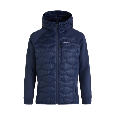Afbeelding van Peak Performance Men Helium Down Hybrid Hood Blue Shadow maat S