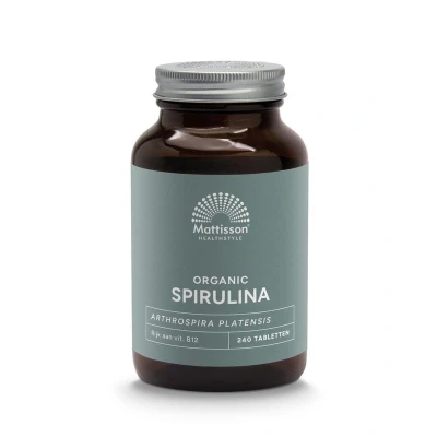 Afbeelding van Mattisson Absolute Spirulina 500mg Bio 240 tabletten