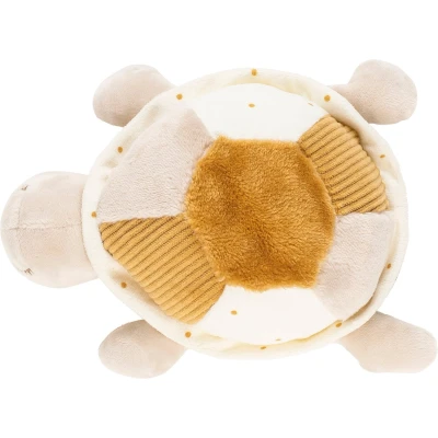Afbeelding van Nattou Activiteiten Knuffel Schildpad Lapidou Karamel 19 cm