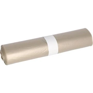 Afbeelding van Deiss Vuilniszak 240 L, Ft 80 + 40 X 140 Cm, Transparant, Hdpe, Rol Van 10 Stuks