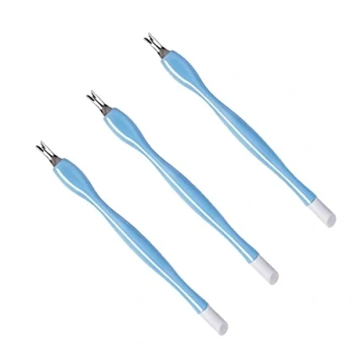 Afbeelding van Nagelriemmes, 3 stuks Nagelriemverwijderaar, Cuticle Pusher, Dubbelzijdige Nagelriemsnijder, Voor Vrouwen en Meisjes Manicure