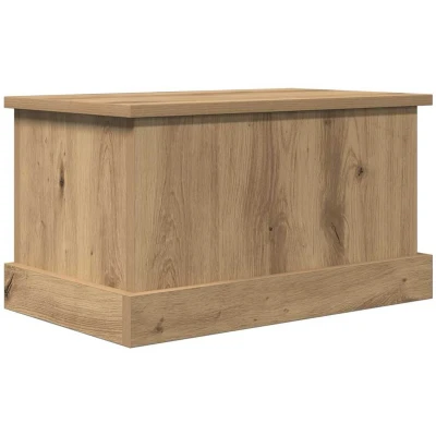 Afbeelding van vidaXL Opbergbox 30x50x28 cm bewerkt hout artisanaal eikenkleurig