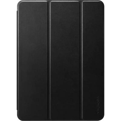 Afbeelding van Apple iPad Air 2022 Hoes: Spigen Smart Fold Bookcase Zwart Kunstleder Tablet Hoezen