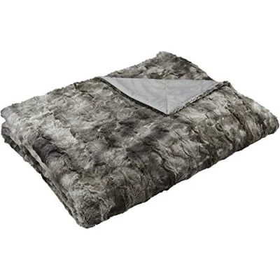 Afbeelding van AmazonBasics kunstbont deken, 150 x 200 cm, grijs