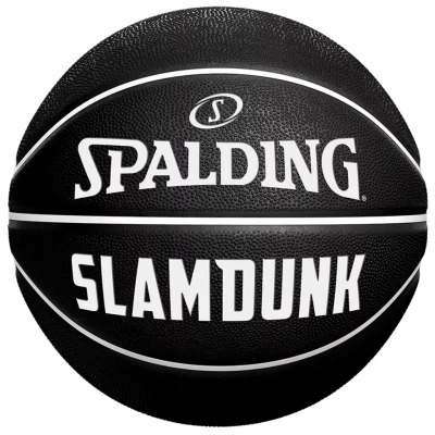 Afbeelding van Spalding Slam Dunk (Size 5) Basketbal Kinderen Zwart / Wit Maat: 5