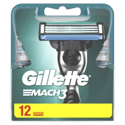 Afbeelding van Gillette Mach 3 12 stuks Scheermesjes