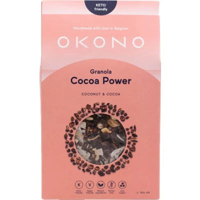 Afbeelding van OKONO Keto Granola Cocoa Power (300 gr)