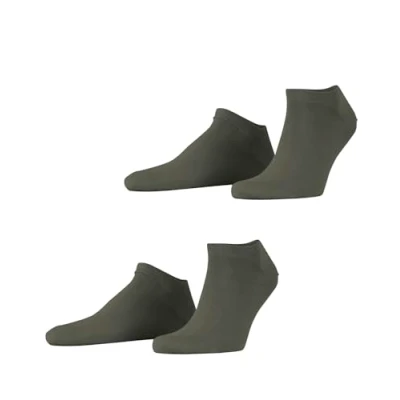 Afbeelding van ESPRIT Heren Korte sokken Basic Uni Multipack M Sn katoen kort eenkleurig 2 paar, Groen Thymian 7821, 47 50