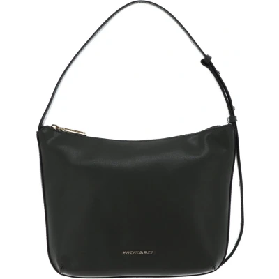 Afbeelding van MANDARINA DUCK Leren Schoudertas Luna Hobo Small Military Olive Groene
