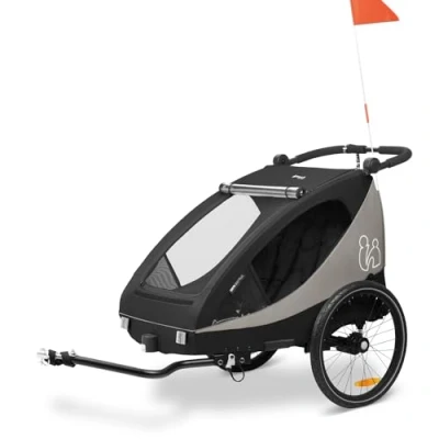 Afbeelding van Hauck Dryk Duo Plus Fietskar Black