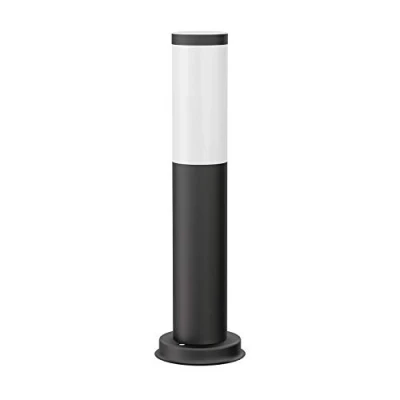 Afbeelding van ledscom.de Padlamp/paallamp/tuinlamp PORU voor buiten, IP44, 39 cm, zwart, 1x E27 max. 40W, zuil, oriëntatieverlichting, grond, tuin, terras, padlamp, padlamp