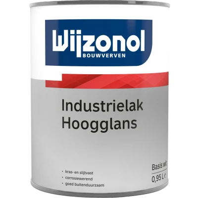 Afbeelding van Wijzonol Industrielak Hooggglans 1 liter Kunststof &amp; metaal verf