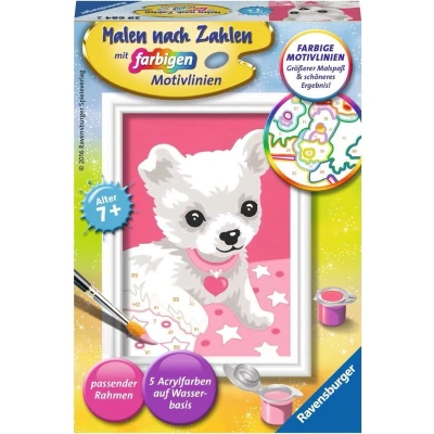Afbeelding van Ravensburger 4005556296842 kleurplaat en kleurboek Color by numbers kit