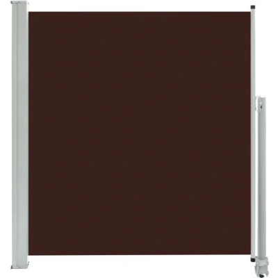 Afbeelding van Tuinscherm uittrekbaar 140x300 cm bruin
