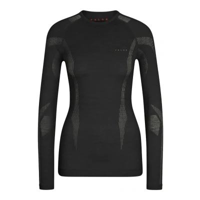 Afbeelding van Falke Wooltech Functional Underwear FOR COLD TO VERY Conditions Longsleeve black, Dames, Maat: XS, Black
