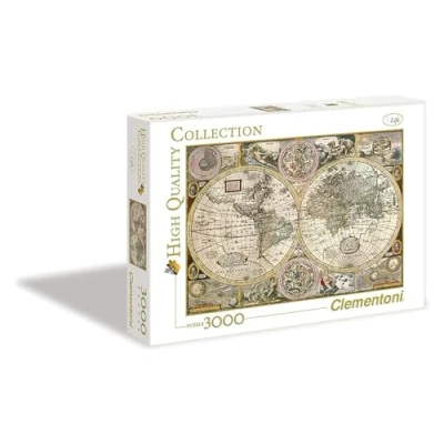 Afbeelding van Puzzle Old Map 3000