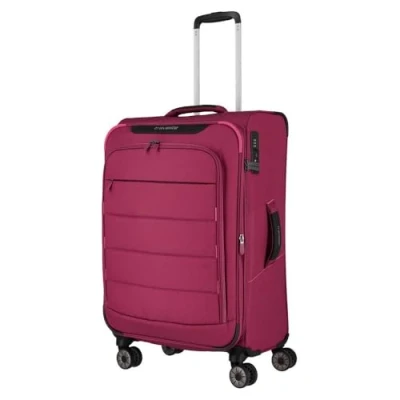 Afbeelding van Travelite Skaii 4 Wheel Trolley M Expandable red