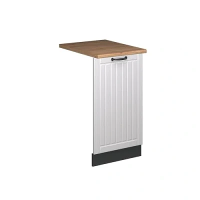 Afbeelding van Vicco Fame LineVoorpaneel vaatwasser 45 cm , WB Eik Wit Landhuis