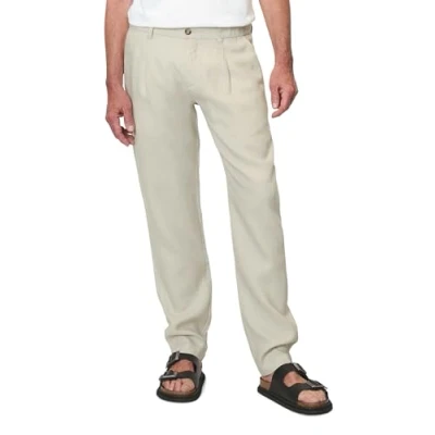 Afbeelding van Marc O&#039;Polo OSBY Pleats Broek, Heren, Maat: 40x32, Beige