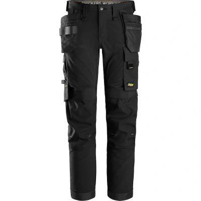 Afbeelding van SNICKERS 6275 AllroundWork 4 way stretch werkbroek met holsterzakken (zwart) 62750404112