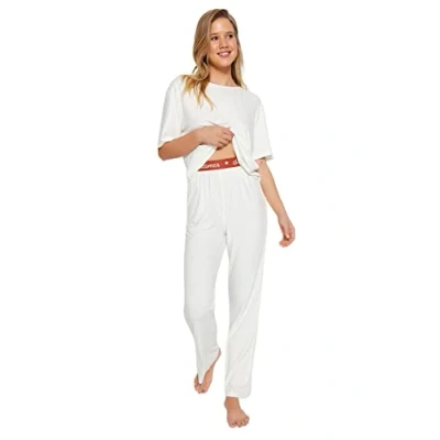 Afbeelding van Trendyol THMSS21PT1016 Volwassenen Vrouwen ecru M