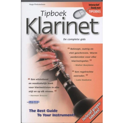 Afbeelding van Tipboek klarinet met tipcodes