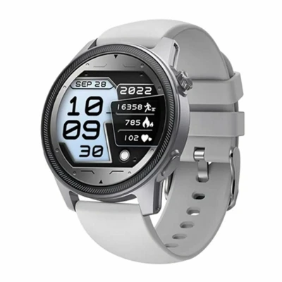 Afbeelding van Denver Smartwatch Android &amp; iOS Volledige Belfunctie Amoled Display Sporthorloge Hartslagmeter Saturatiemeter Slaapmonitor SWC392 Grijs