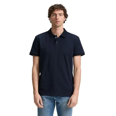 Afbeelding van TOM Tailor Poloshirt, Heren, Maat: XL, Sky captain blue