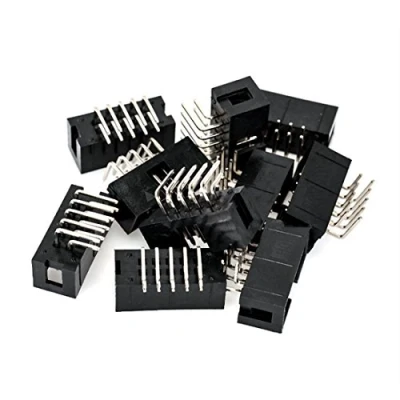 Afbeelding van Oiyagai 50 Stks 10 Pins 2.54mm Pitch Haakse Connector Pin IDC Box Headers