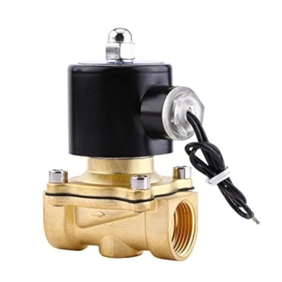 Afbeelding van Messing 3/4 &#039;&#039; DN20 DC 24V magneetklep Direct Action Water Lucht Gas Normaal gesloten vervangende klep