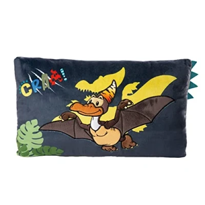 Afbeelding van Rechthoekig kussen Dino Orny 43x25cm NICI GREEN