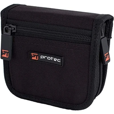 Afbeelding van Pro Tec A222ZIP Dubbele Trombone Mondstuk Pouch met Ritssluiting, Zwart