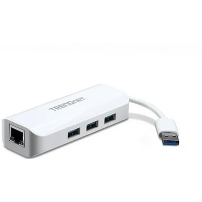 Afbeelding van TrendNet USB 2.0 Adapter [1x 1x ] TU3 ETGH3 0.10 m