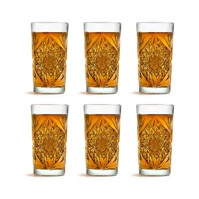 Afbeelding van Libbey Longdrinkglas Hobstar 47 cl / 470 ml 6 stuks Vintage design Vaatwasserbestendig Hoge kwaliteit