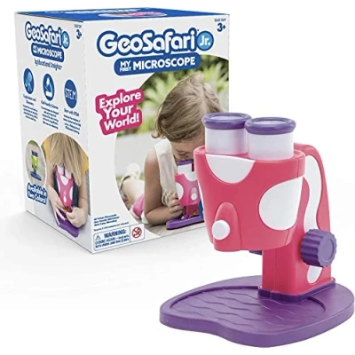 Afbeelding van Learning Resources GeoSafari Jr. Mijn Eerst Microscoop, Roze