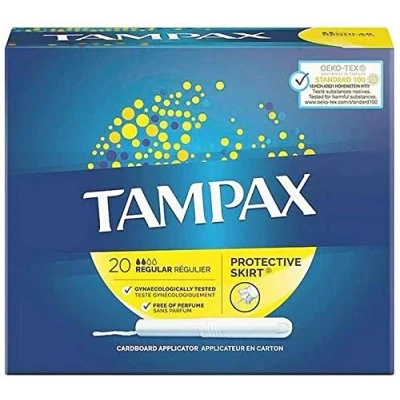 Afbeelding van Tampax Tampons regular 20 stuks