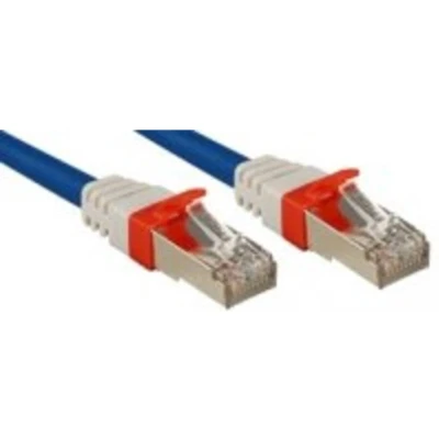 Afbeelding van Line45380 patchkabel kat. 6 (A) S/FTP PIMF Premium, 10 Gbit, halogeenvrij, 15 m, blauw