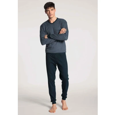 Afbeelding van Calida BÜNDCHEN Pyjama, Heren, Maat: Medium, Dark sapphire