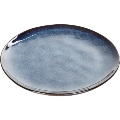 Afbeelding van HOMLA Casper marineblauw dessertbord 20cm modern design 100% steengoed