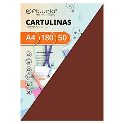 Afbeelding van Verpakking van 50 dozen, bruin, A4, 180 g