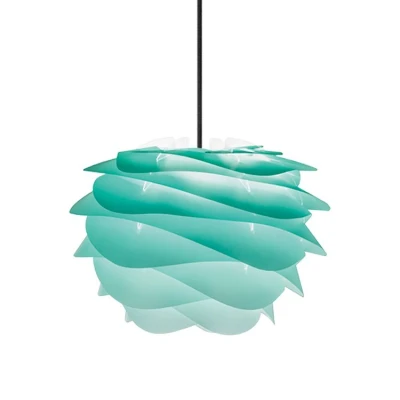 Afbeelding van Umage Carmina Mini hanglamp met zwart snoer Groen