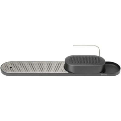Afbeelding van Brabantia SinkStyle gootsteen organizer set 2 delig Middengrijs