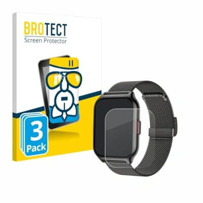 Afbeelding van BROTECT AirGlass kogelwerende glasfolie, Smartwatch beschermfolie, Transparant