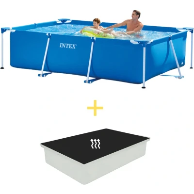 Afbeelding van Intex Zwembad Frame Pool 260 x 160 65 cm Inclusief Solarzeil