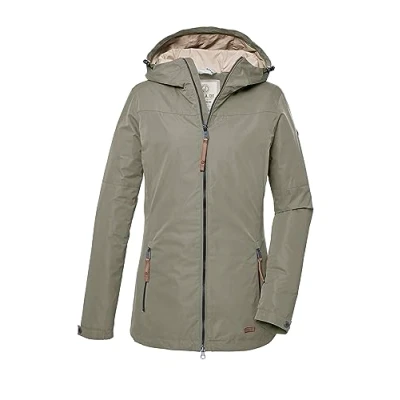 Afbeelding van G.I.G.A. DX Dames Functioneel jack met capuchon/outdoorjack GS 18 WMN JCKT, light olive, 40, 41450 000