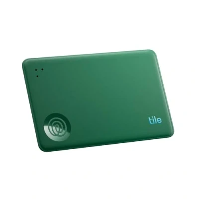 Afbeelding van Tile by Life360 Slim (2024) Portemonneefinder, Bluetooth tracker en itemfinder voor bagagelabels, paspoorten meer. Zowel iOS als Android compatibel. Telefoonfinder. 1 Pack (green surf))