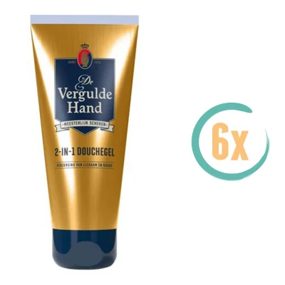 Afbeelding van De Vergulde Hand 2 in 1 Douchegel 6x 200ml