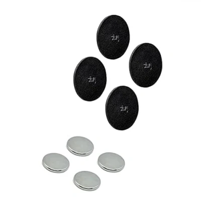 Afbeelding van Silwy Set a 4 Magenten Gel Pads Plak Zwart