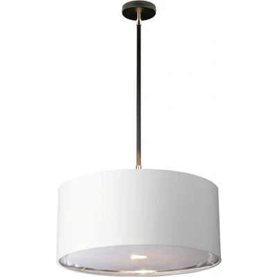 Afbeelding van Elstead Lighting LED Pendelarmatuur Balance 1X E27 Max 60W Dimbaar Black/ Polished Nickel
